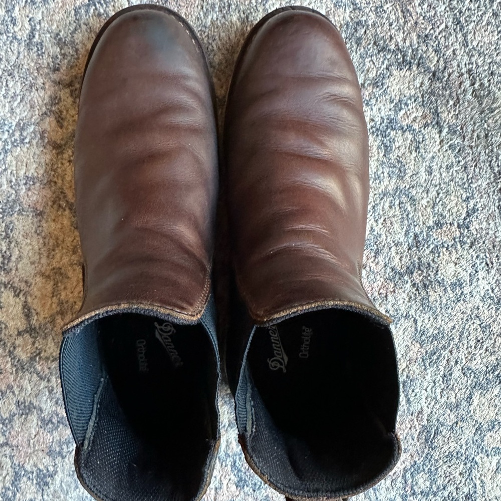 Danner Dark Brown Leather Chelsea Boots - Picture 2 of 9